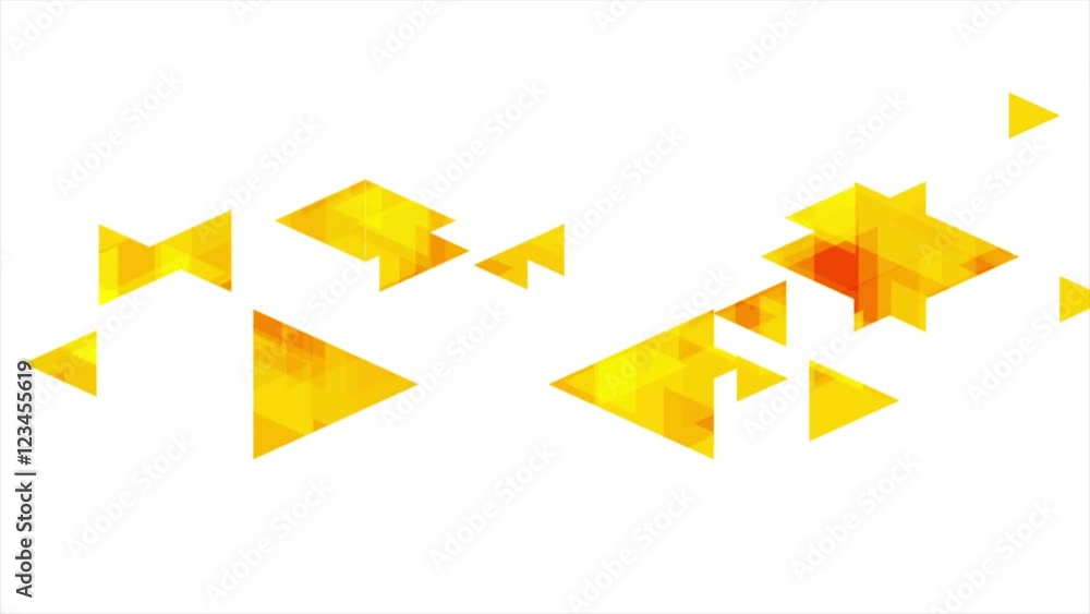 Tech minimal motion background with orange triangles. Video animation Ultra HD 4K 3840x2160 Tech minimal motion background with orange triangles. Video animation Ultra HD 4K 3840x2160