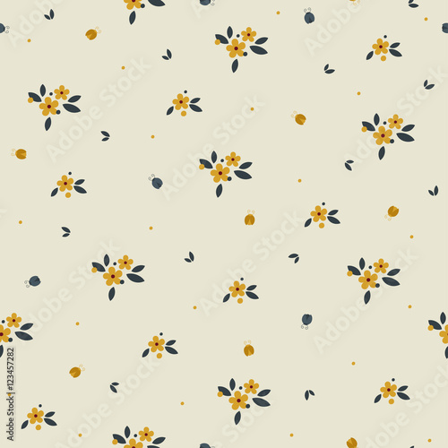 Floral seamless pattern design © Nataliya Dolotko