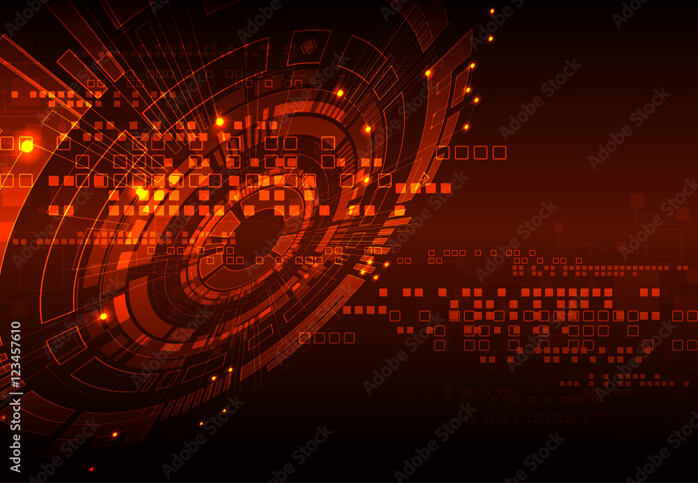 Abstract digital technology background. Vector illustration