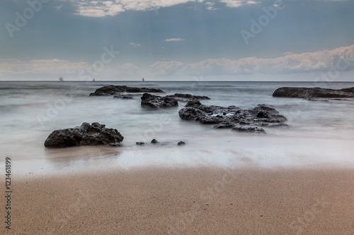 Quadro su tela Plage à l'île de la Réunion