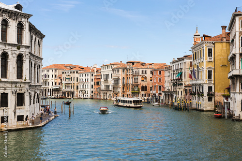 VENICE  ITALY - 26 JUNE  2014  Grand Canal in Venice Italy