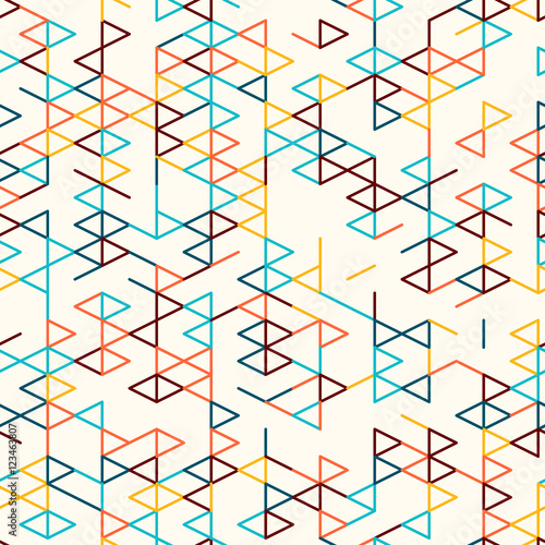 Abstract geometric background. Seamless pattern.