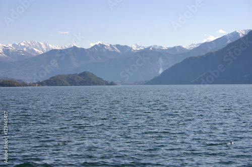 Monte Legnone and Lake Como from Argegno