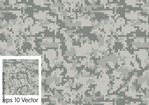 Digital Camouflage pattern vector photo