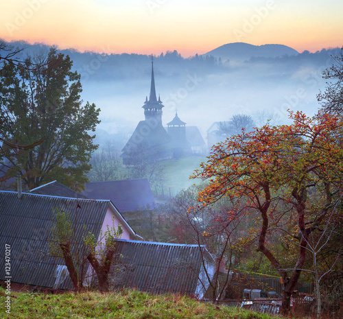 Unique wooden churches photo