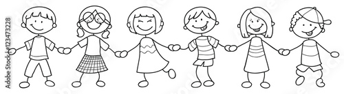 Kinder aus verschiedenen Ländern