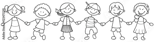 Kinder aus verschiedenen Ländern