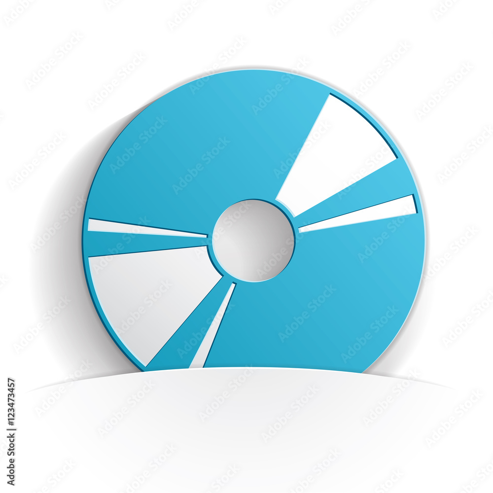 cd icon paper cd icon paper