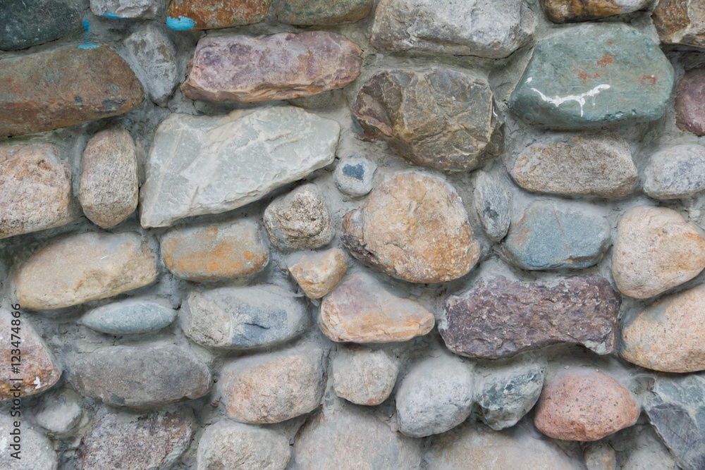 different stones in the wall at background different stones in the wall at background