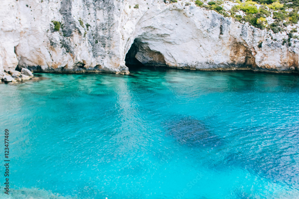 Beautiful sea landscapes on Zakynthos Island in Greece Beautiful sea landscapes on Zakynthos Island in Greece