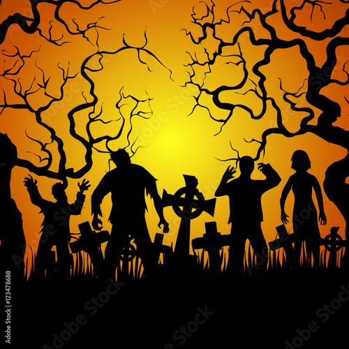 Crouds of zombies