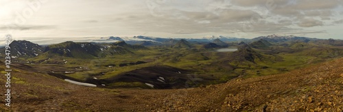 panorama of the mountains