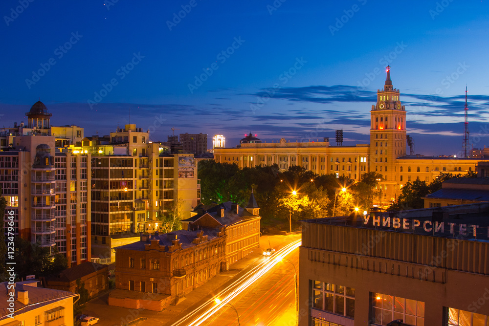 Воронеж с крыши гостиницы Украина