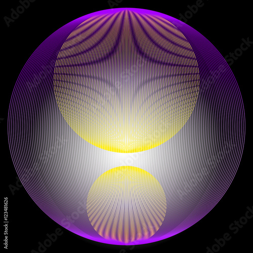 ball beads background pattern