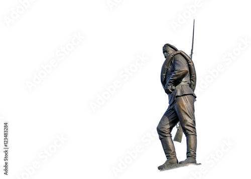 First world war monument isolated