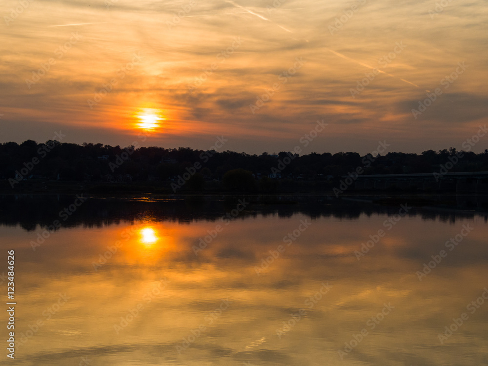 Sunset over the Susquehanna