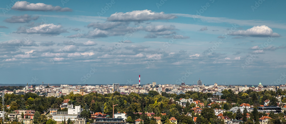 Panorama Belgrade Serbia