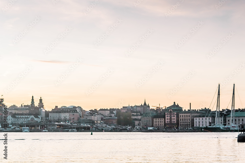 Buildings and Islands of Stockholm, Sweden