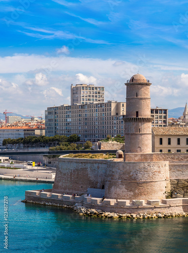 Saint Jean Castle and Cathedral de la Major  in Marseille