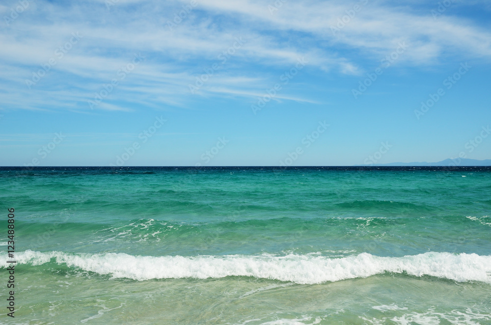 Mediterranean sea near the Corsican coast