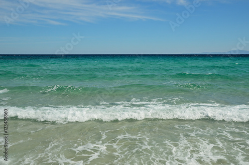 Mediterranean sea near the Corsican coast