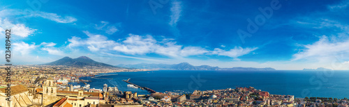 Fotografija Napoli  and mount Vesuvius in  Italy