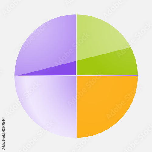 Glossy Pie Chart Icon