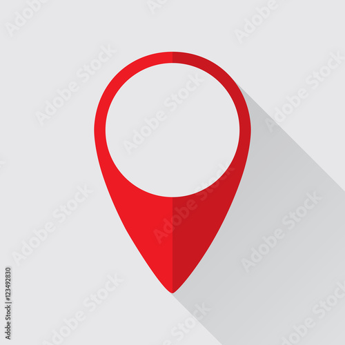Free Download Map location mark color flat icon. Vector eps8 illustration. - GFXLoad