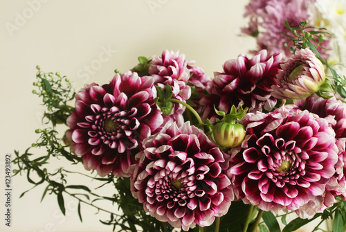 Fototapeta Naklejka Na Ścianę i Meble -  Autumn chrysanthemum bouquet