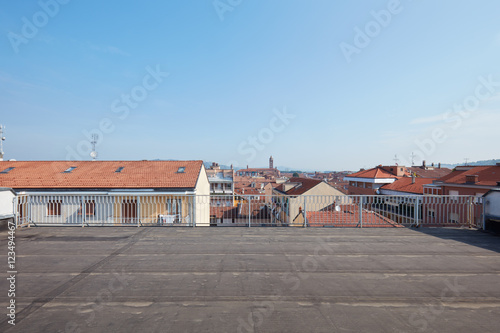 Large rooftop balcony in a sunny day © andersphoto