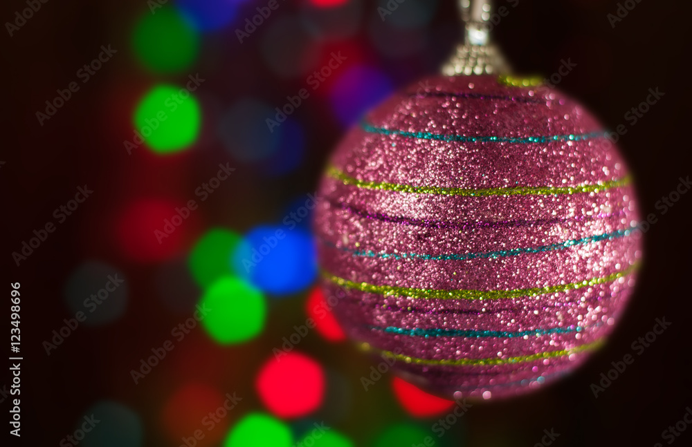 Obraz premium Christmas toy ball