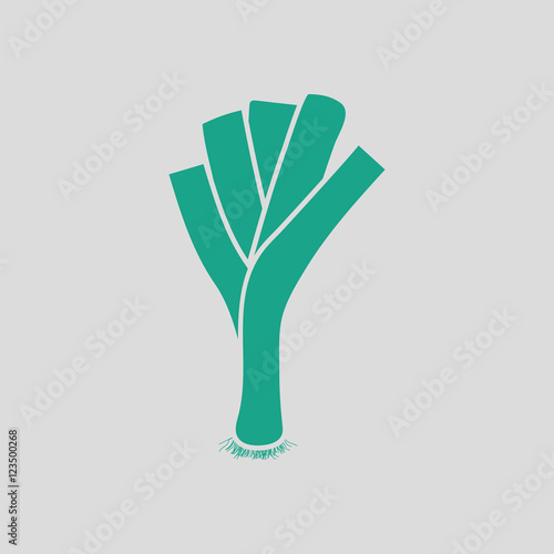 Leek onion icon