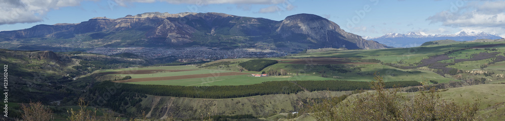 Small city of Coyhaique in the rural Aysen Region of Southern Chile. The town is the gateway to the Carratera Austral.