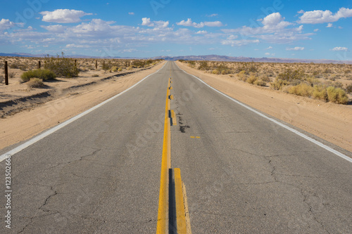 Narrow Western Desert Road