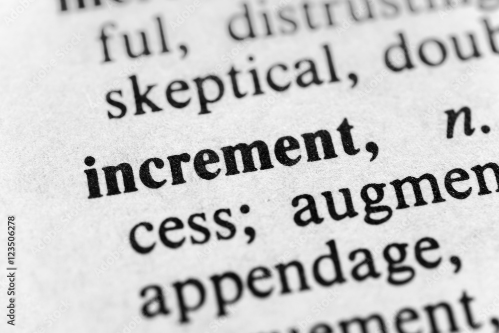 Obraz premium Increment