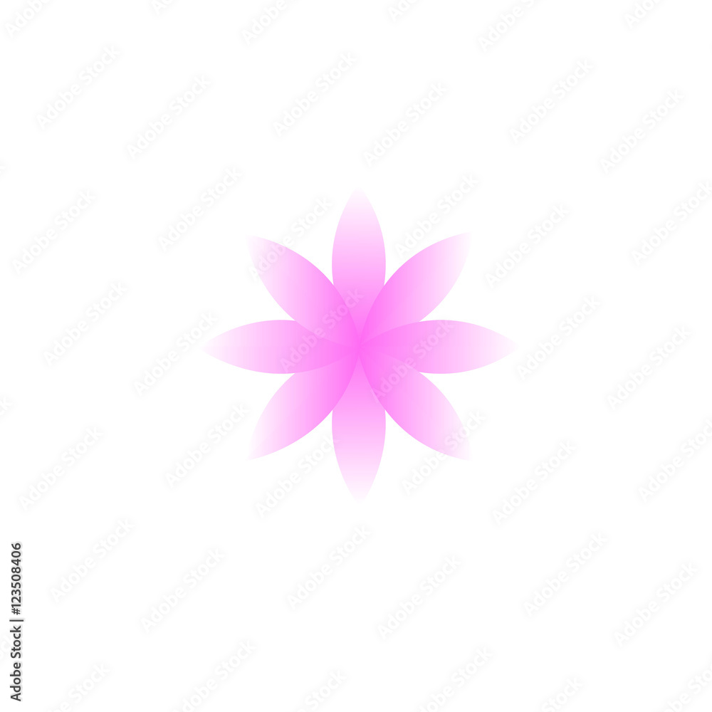 Fototapeta premium Flower Icon Vector