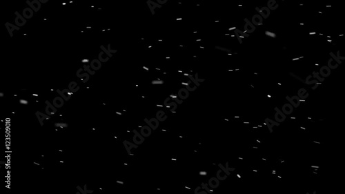 snow particles overlay loop