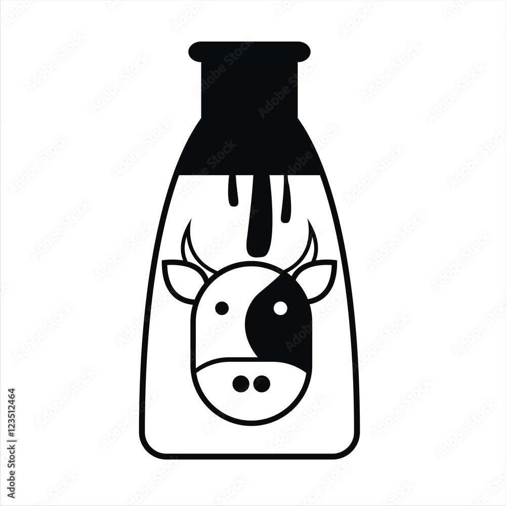 Fresh Milk Cow Icon