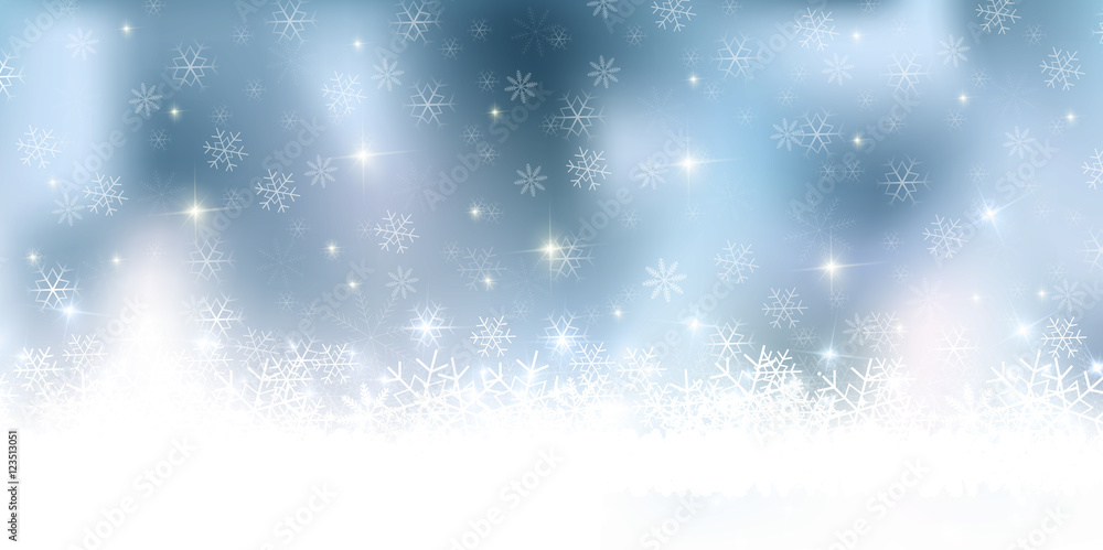 Fototapeta premium クリスマス 雪 冬 背景