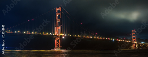 Golden Gate at night 