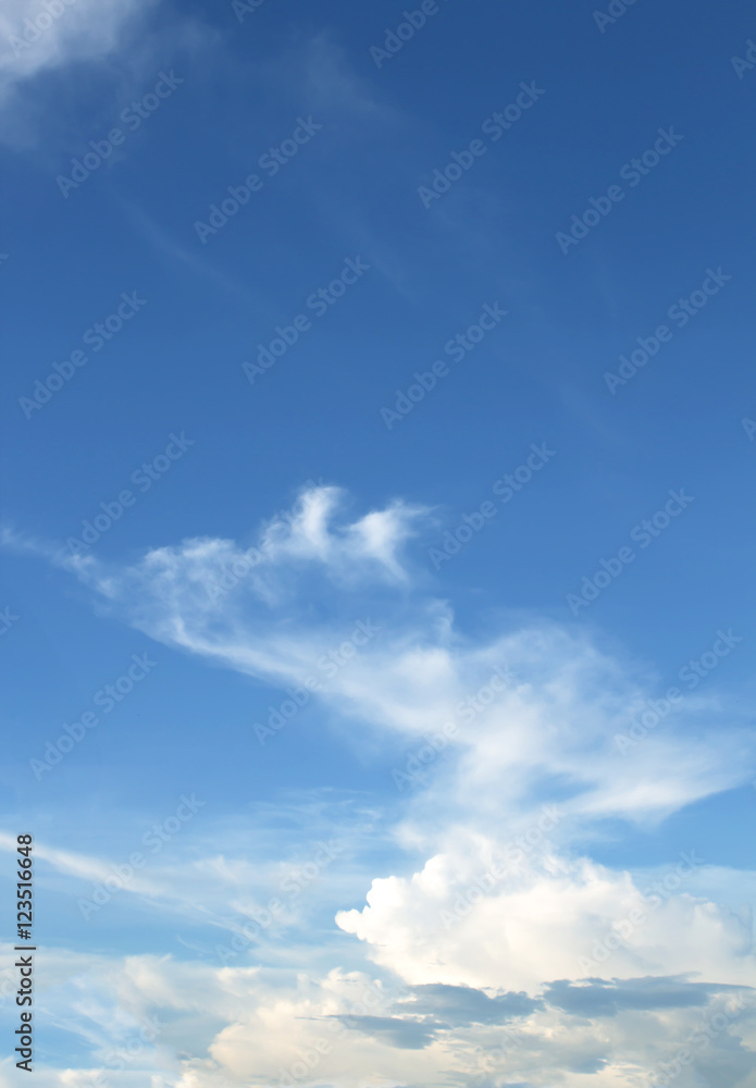 Obraz premium niebieskie niebo