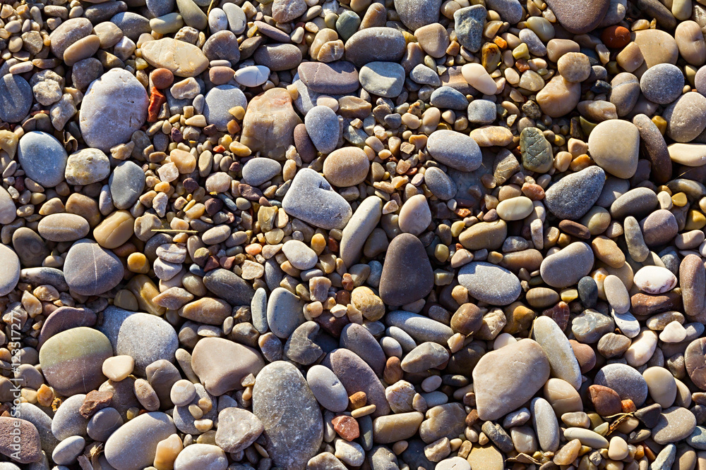 Abstract background with pebbles - round sea stones Abstract background with pebbles - round sea stones