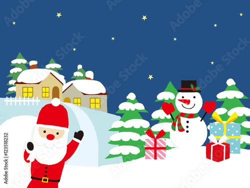 クリスマス　イラスト