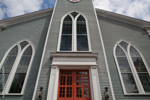 Wallpaper Mural First Paris Church  church located in Sandwich city, Cape Cod, M Torontodigital.ca