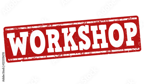 Workshop sign or stamp