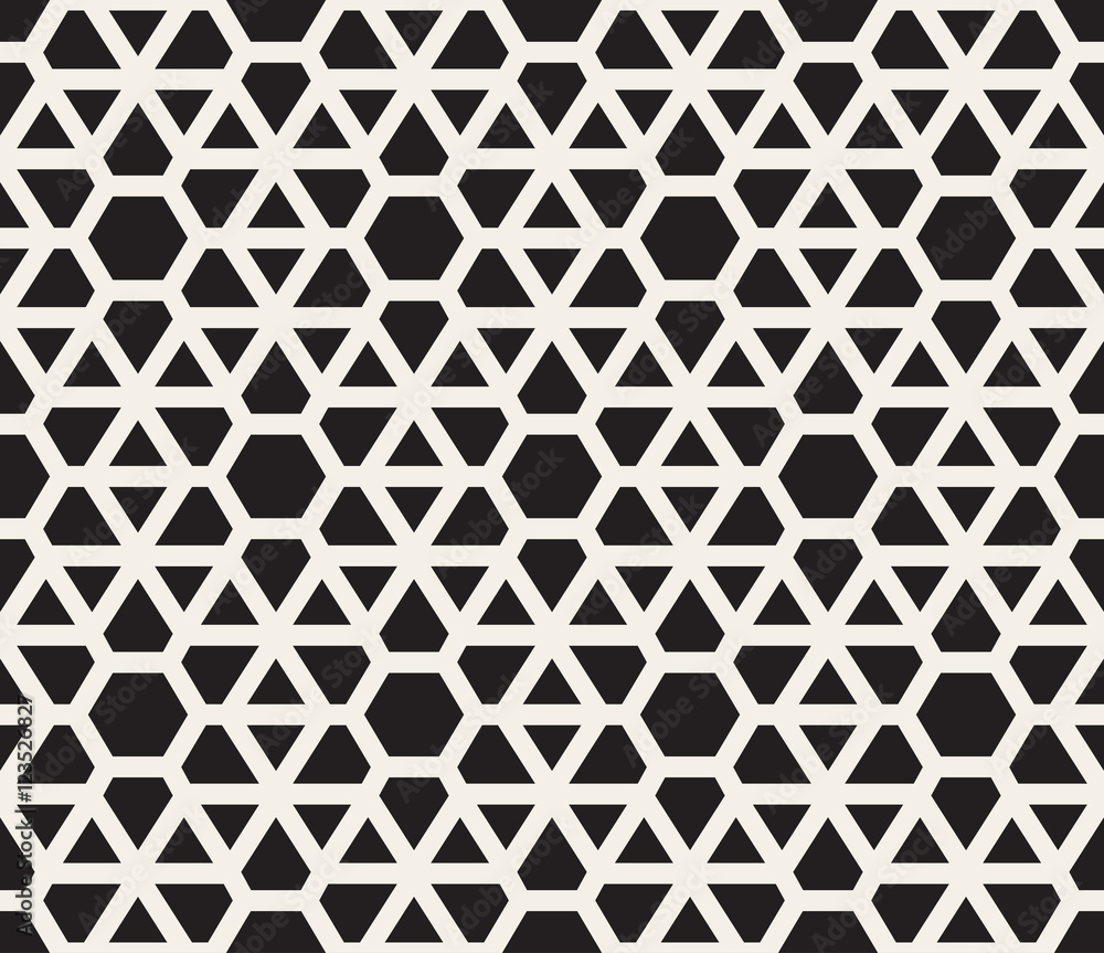 Vector Seamless Black and White Lines Grid Pattern Vector Seamless Black and White Lines Grid Pattern