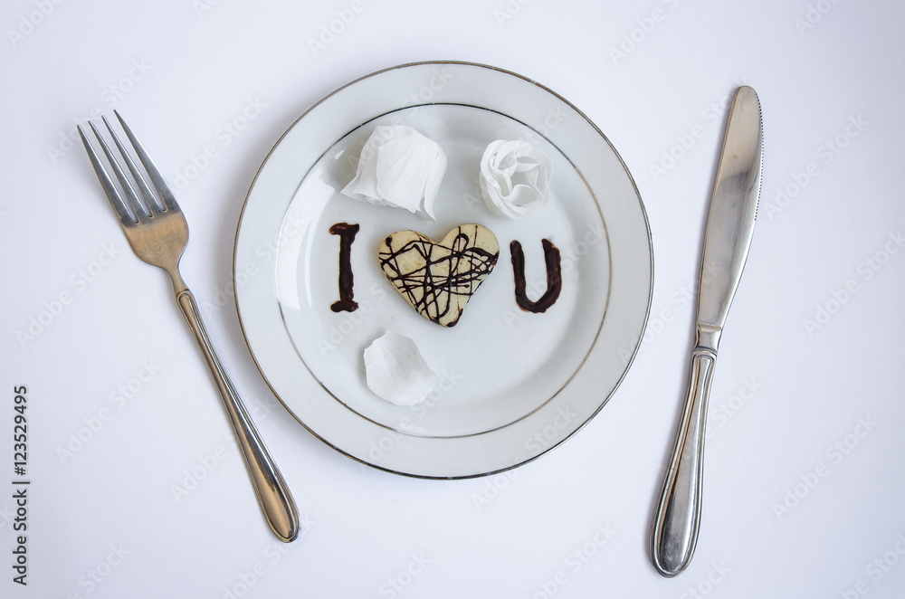 heart shaped cookies on a plate