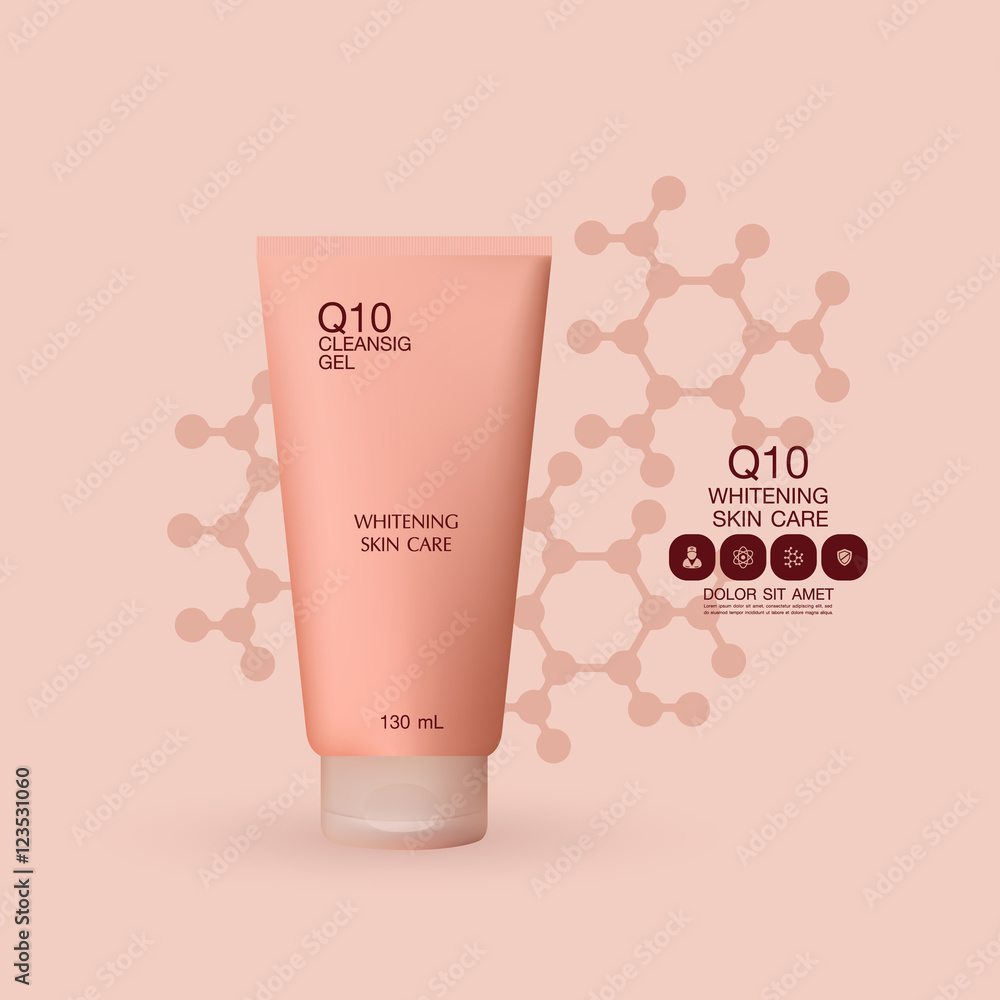 Lotion Packaging Template set Vector Illustration. Stock Vector | Adobe