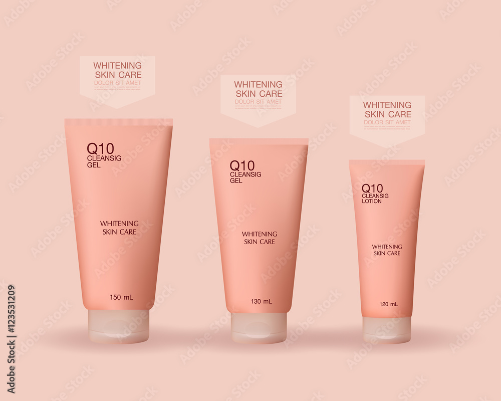Lotion Packaging Template set Vector Illustration. Lotion Packaging Template set Vector Illustration.