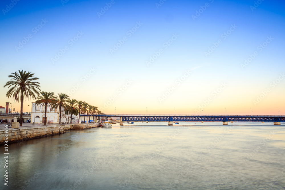 Arade River Coastline in Portimao, Algarve, Portugal
